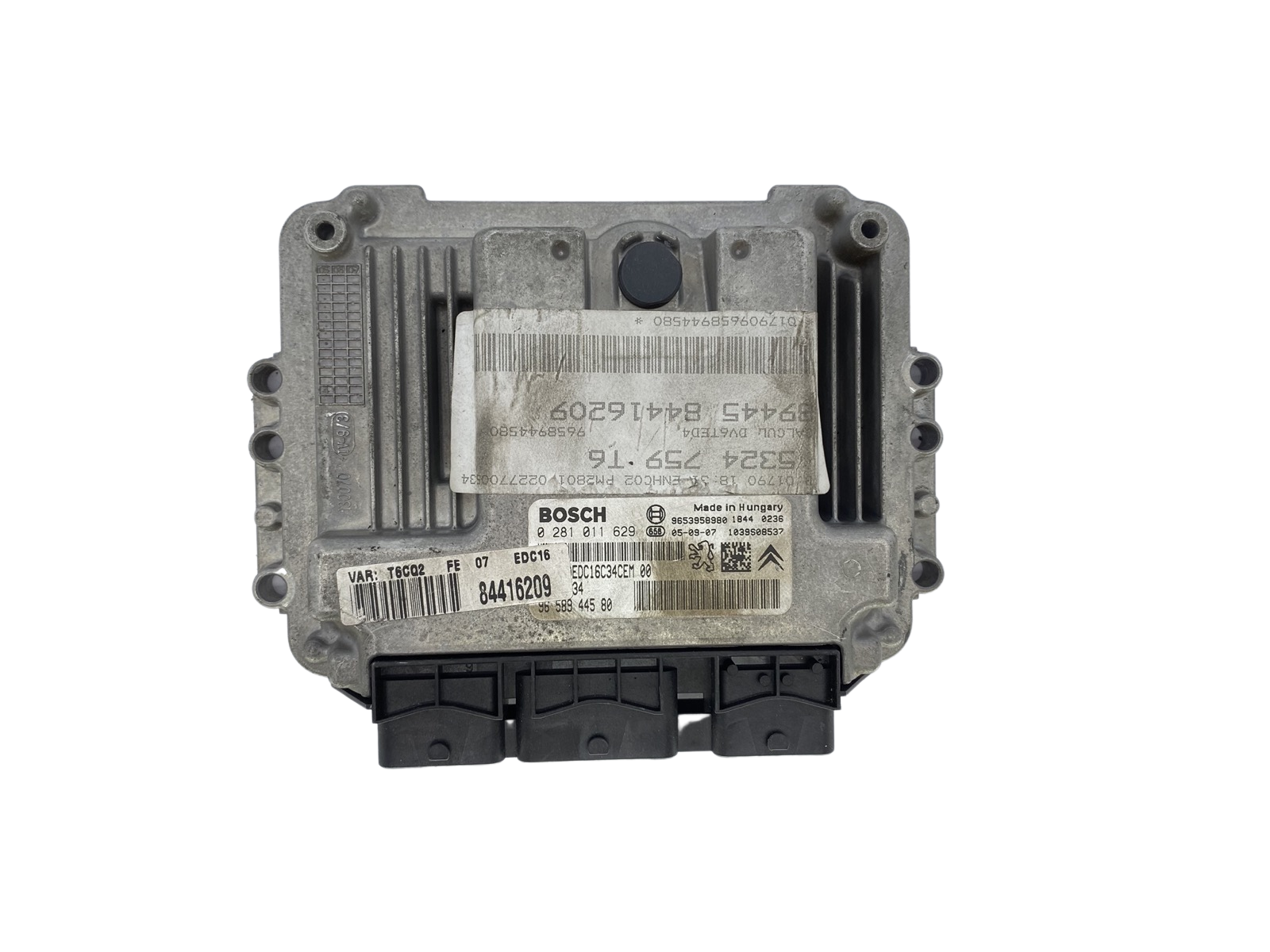 Regeleenheid 0281011629 9658944580 9653958980 PSA Bosch 60664 main product photo