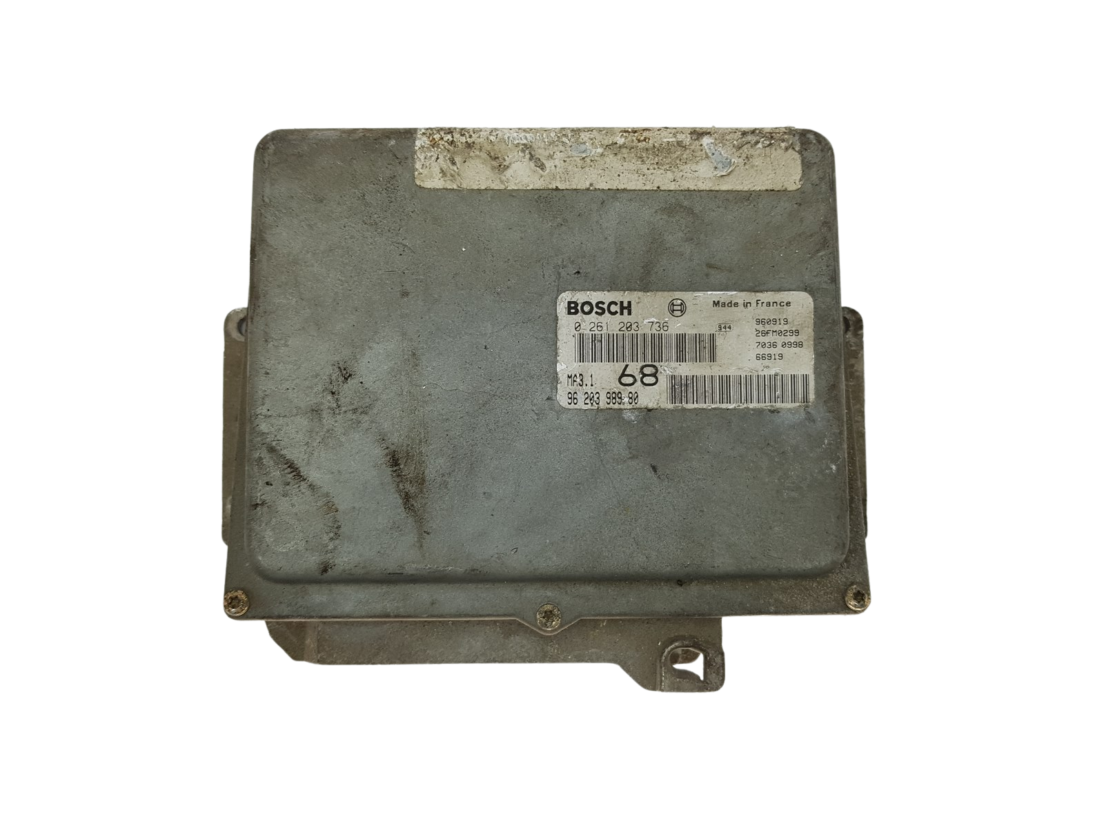 Regeleenheid 0261203736 9620398980 MA3.1 PSA Bosch 15274 main product photo