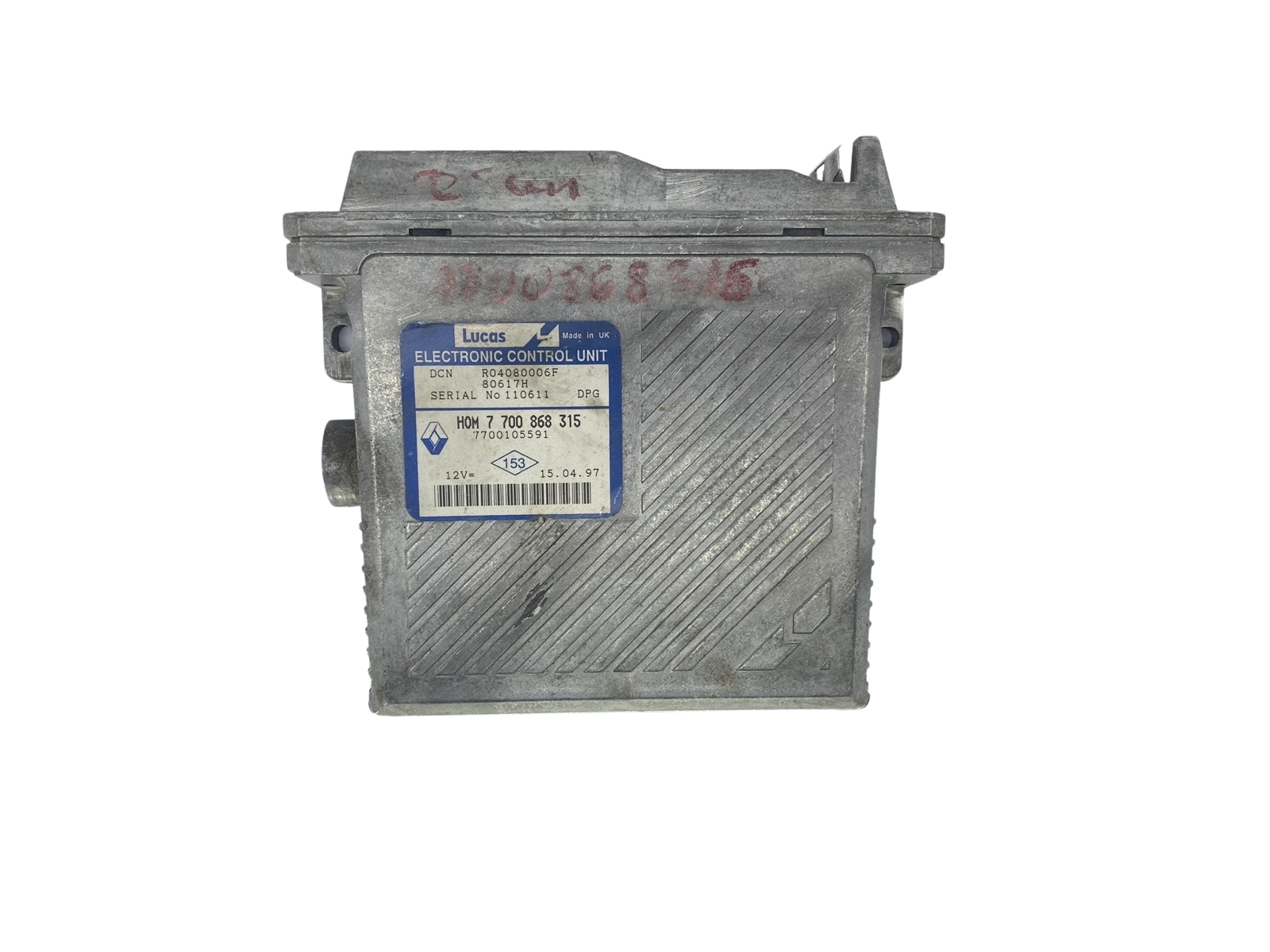 Regeleenheid 7700105591 7700868315 R0408006F Renault Lucas main product photo