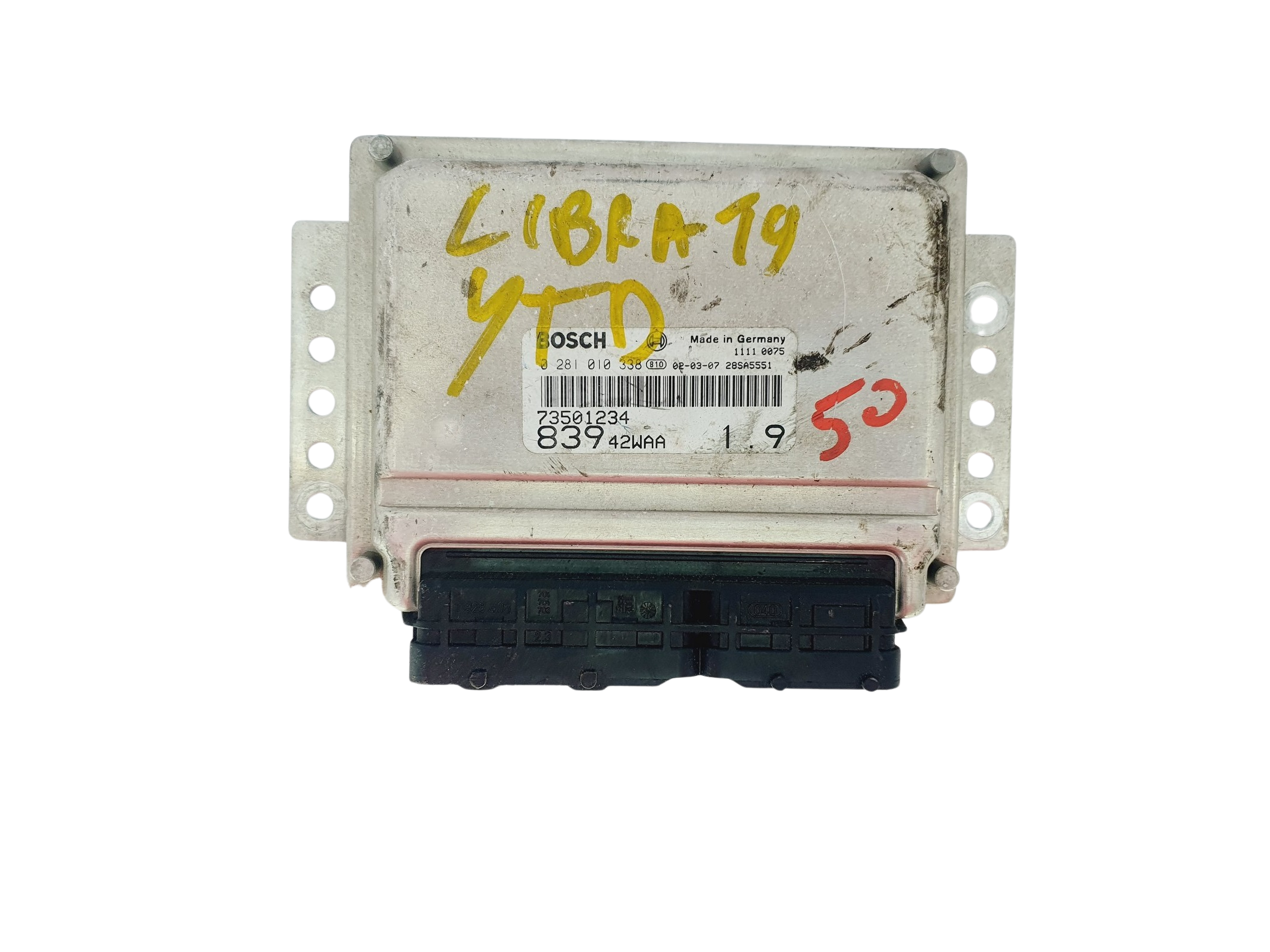 Regeleenheid 73501234 0281010338 83942WAA Lancia Bosch 46977 main product photo