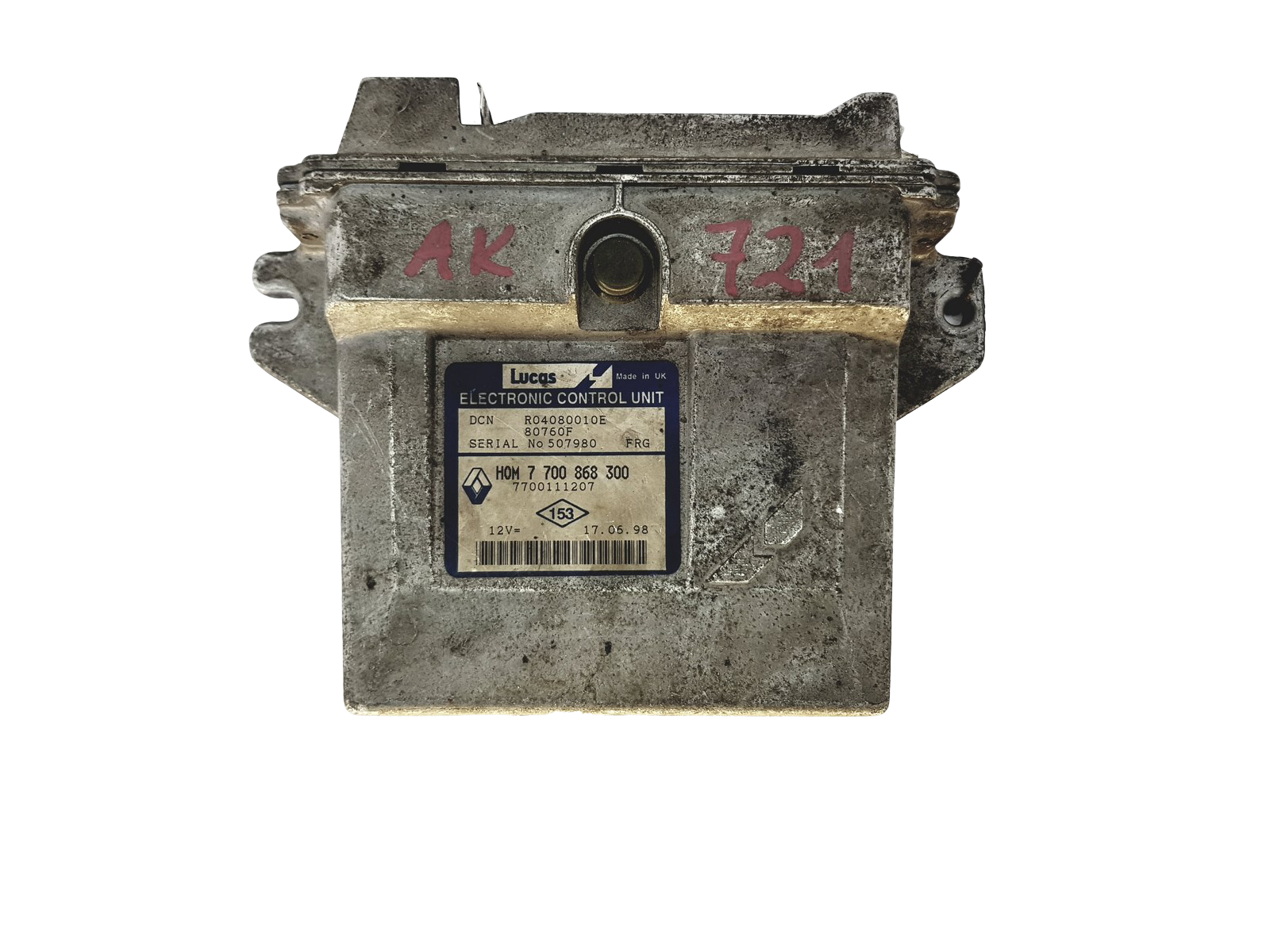 Regeleenheid 7700868300 7700111207 R04080010E Renault Lucas 22454 main product photo