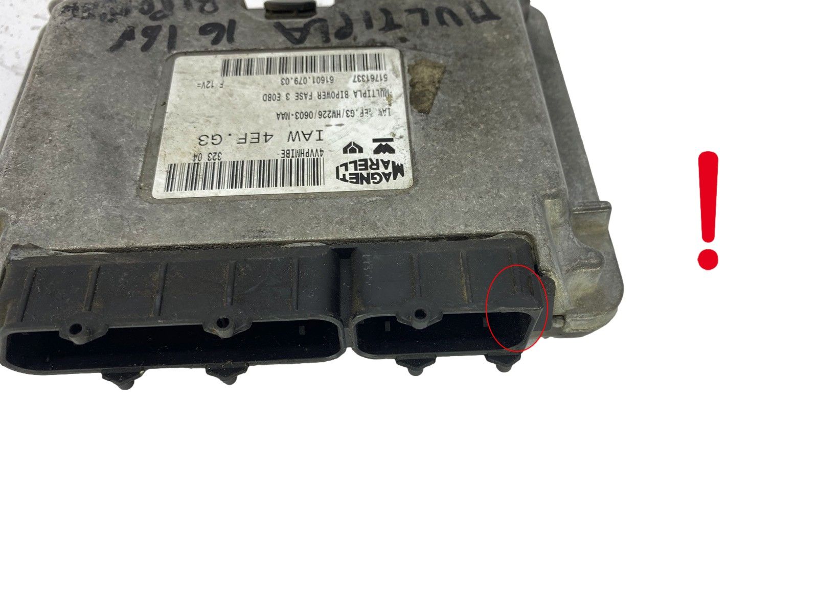 Regeleenheid IAW4EF.G3 51761337 61601.079.03 Fiat Magneti Marelli 57468 main product photo