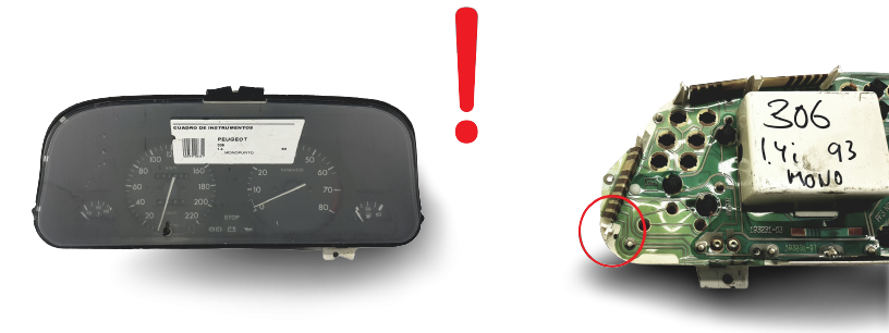Toerenteller Peugeot 306 9610192480 09033509902 54763 main product photo