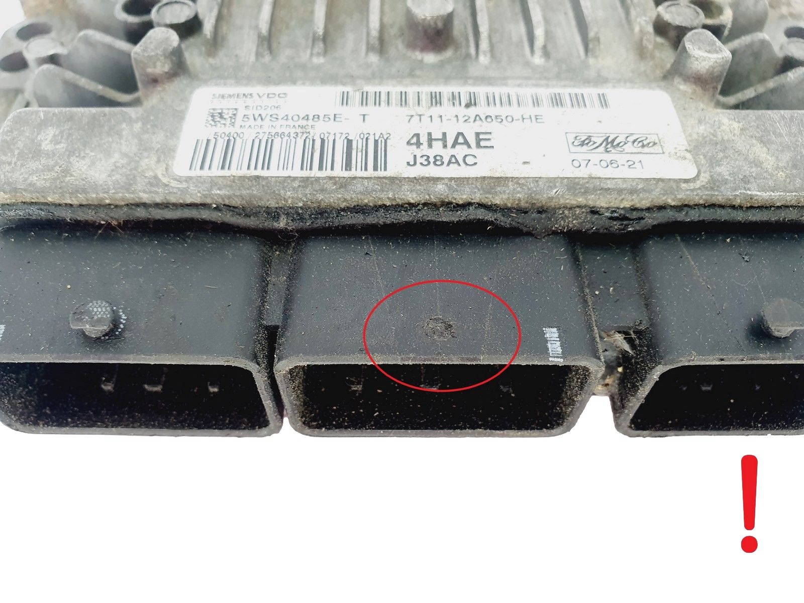 Regeleenheid 5WS40485E-T 7T11-12A650-HE SID206 Ford Siemens main product photo