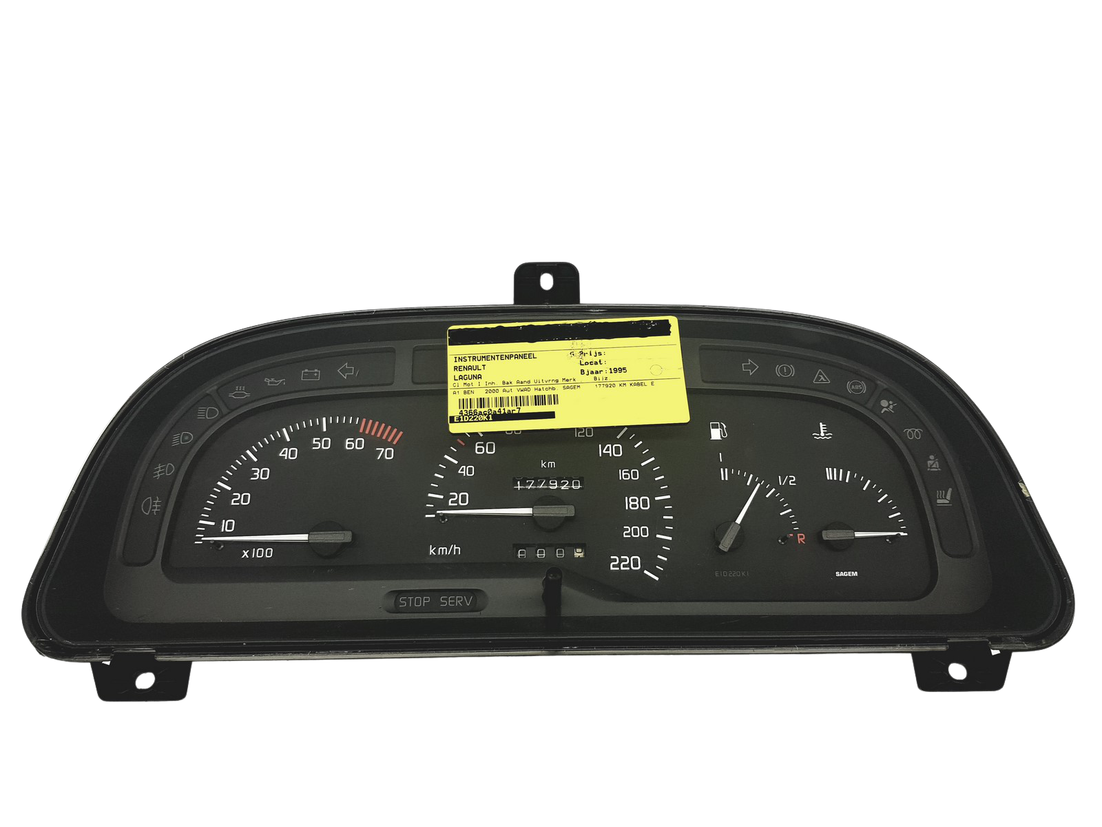 Toerenteller Renault Laguna 1 7700844747 48999 main product photo