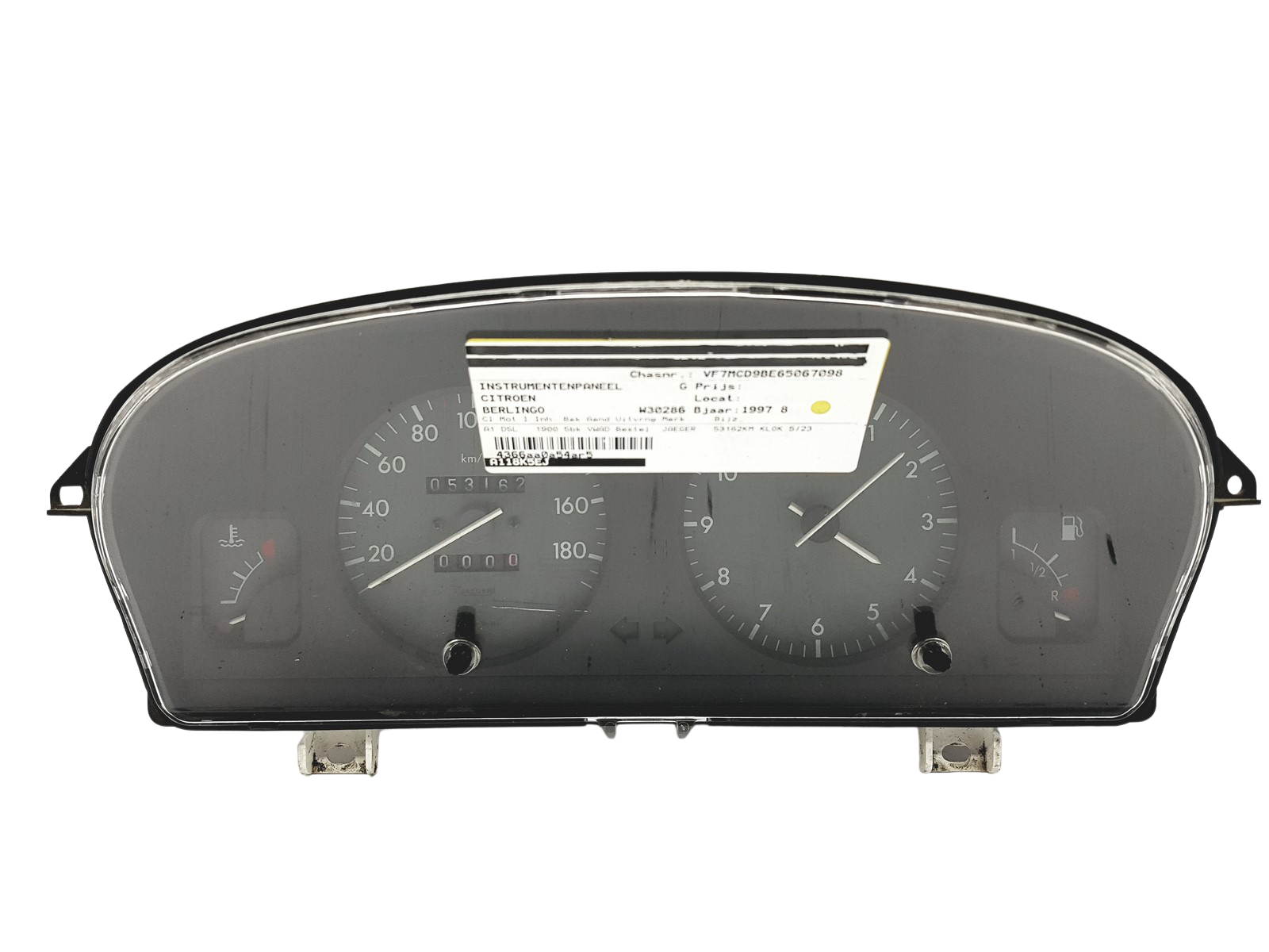 Snelheidsmeter Berlingo 1 Partner 1 9621227380 PSA 49690 main product photo