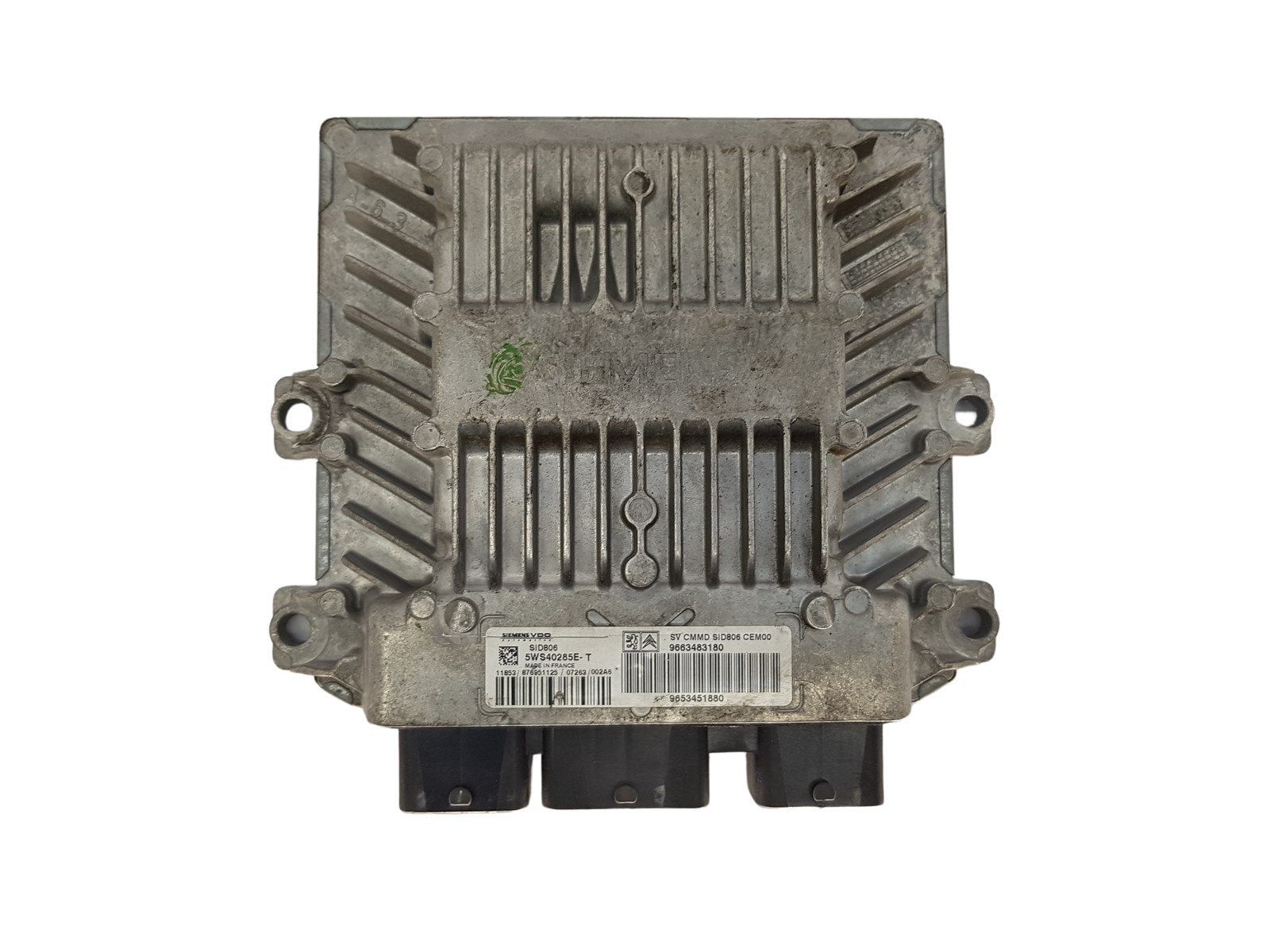 Regeleenheid 9663483180 9653451880 5WS40285E-T SID806 PSA Siemens 3700 main product photo