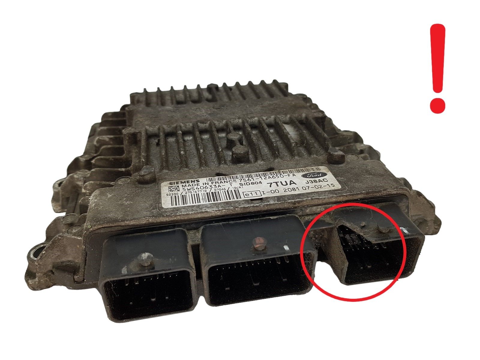 Regeleenheid 7S61-12A650-FA 5WS40633A-T Ford Siemens 14823 main product photo