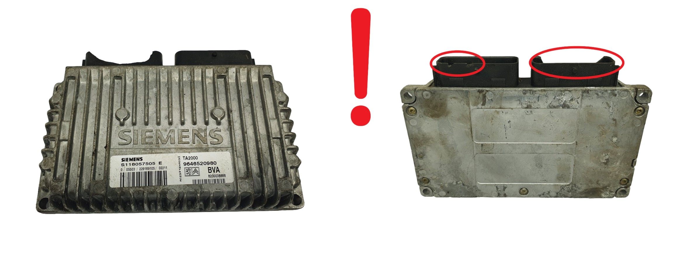 Regeleenheid 9646520980 8200038888 S118057505 E PSA Siemens main product photo