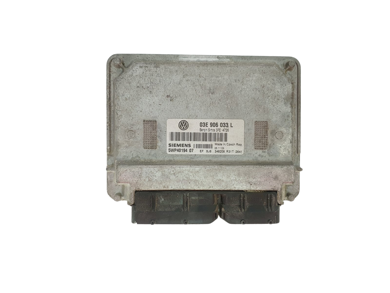 Regeleenheid 03E906033L 5WP40194 07 VW Siemens 47031 main product photo