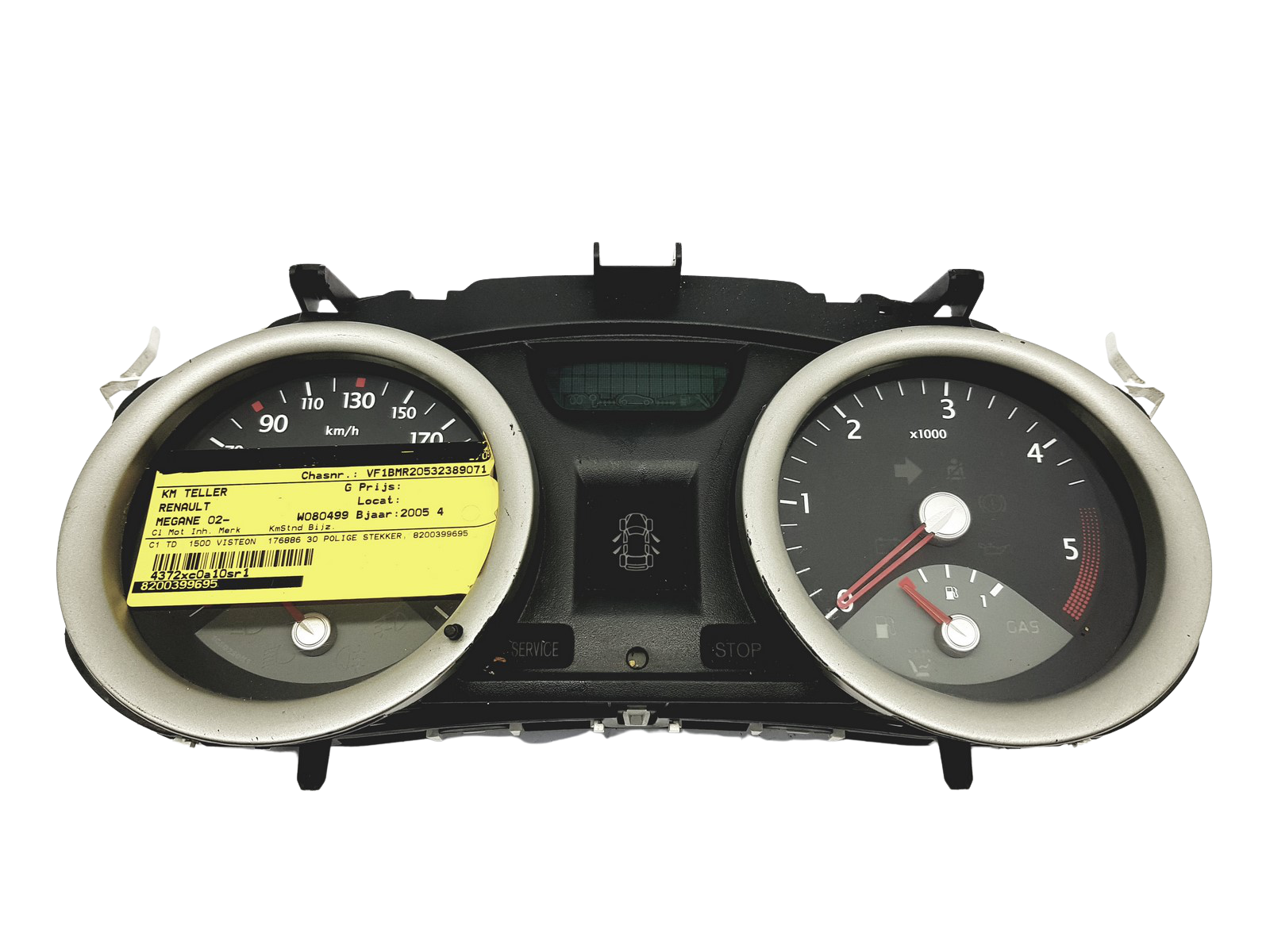 Snelheidsmeter Renault Megane 2 8200399695 A 49498 main product photo