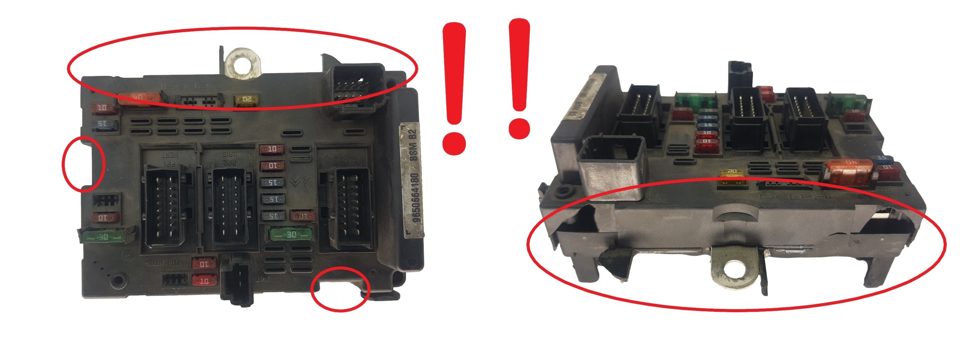 Regeleenheid BSM B2 9650664180 PSA Delphi 1818 main product photo