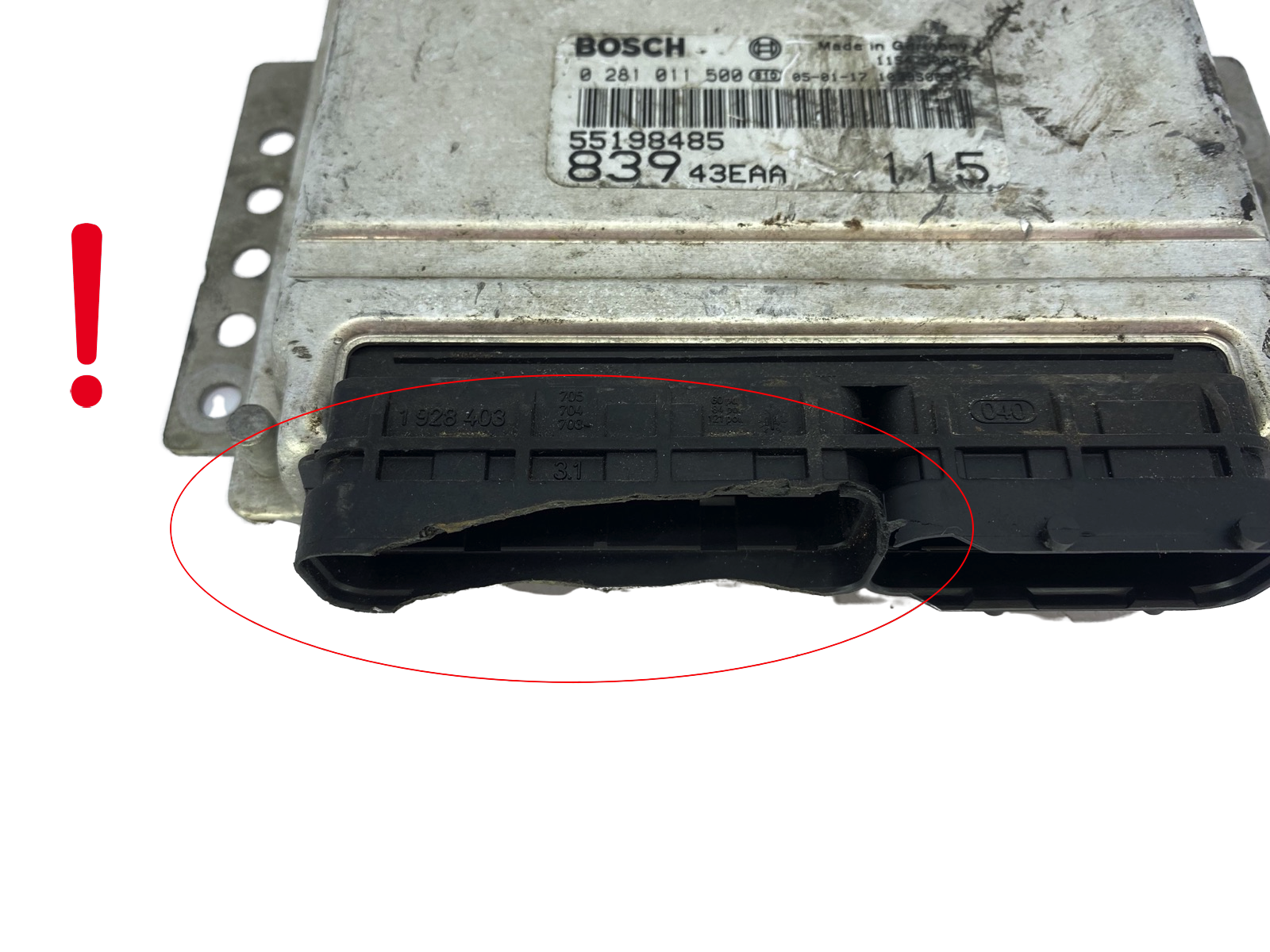 Regeleenheid 55198485 0281011500 Fiat Bosch 52292 main product photo