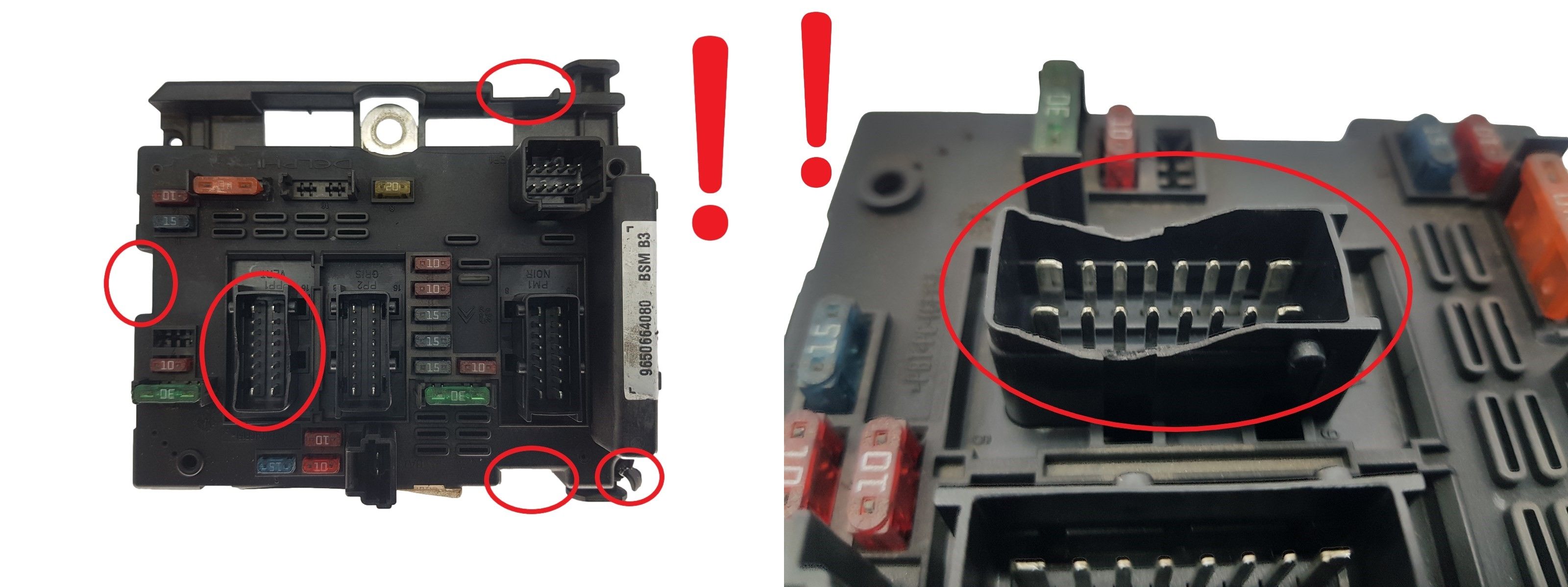 Regeleenheid BSM B3 9650664080 PSA Delphi 1962 main product photo