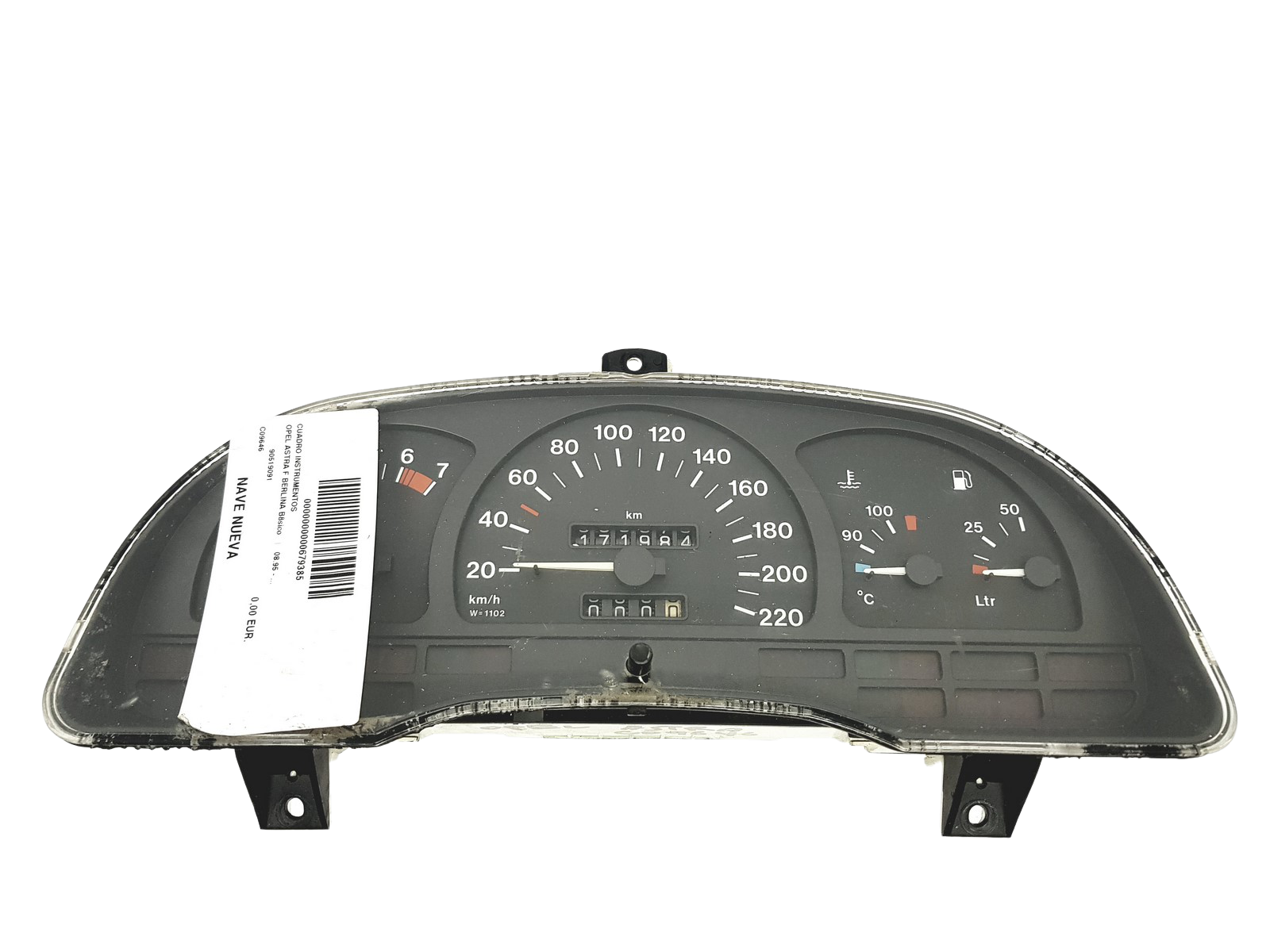 Snelheidsmeter Opel Vectra Astra 88481659 90452694 50040 main product photo