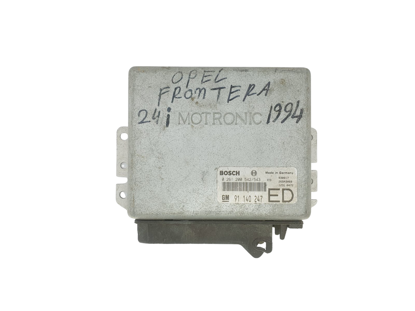 Regeleenheid 0261200542 91140247 Opel GM Bosch main product photo