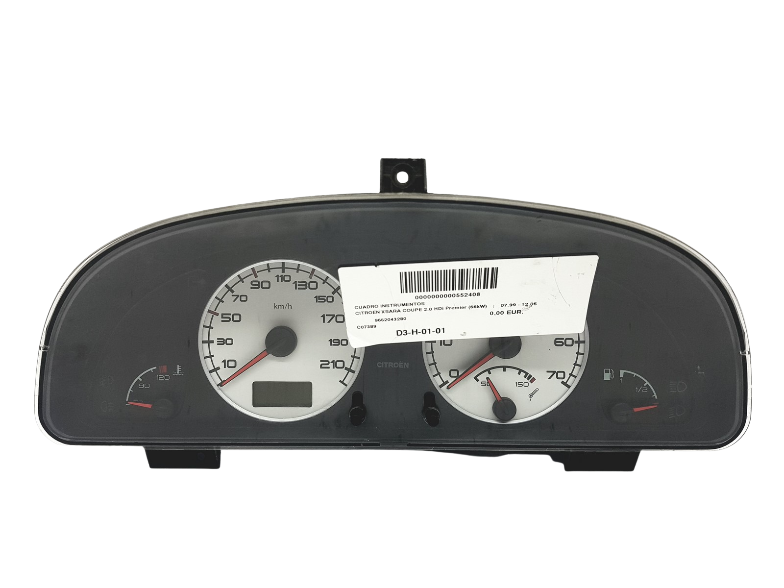 Snelheidsmeter Citroen Xsara 9652043280 B 00 55301 main product photo