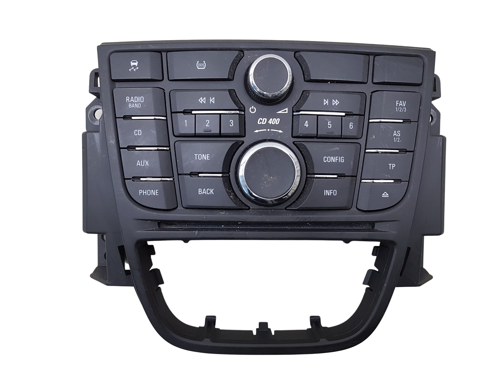 Bedieningspaneel Radio CD 400 Opel Meriva B 13346043 main product photo