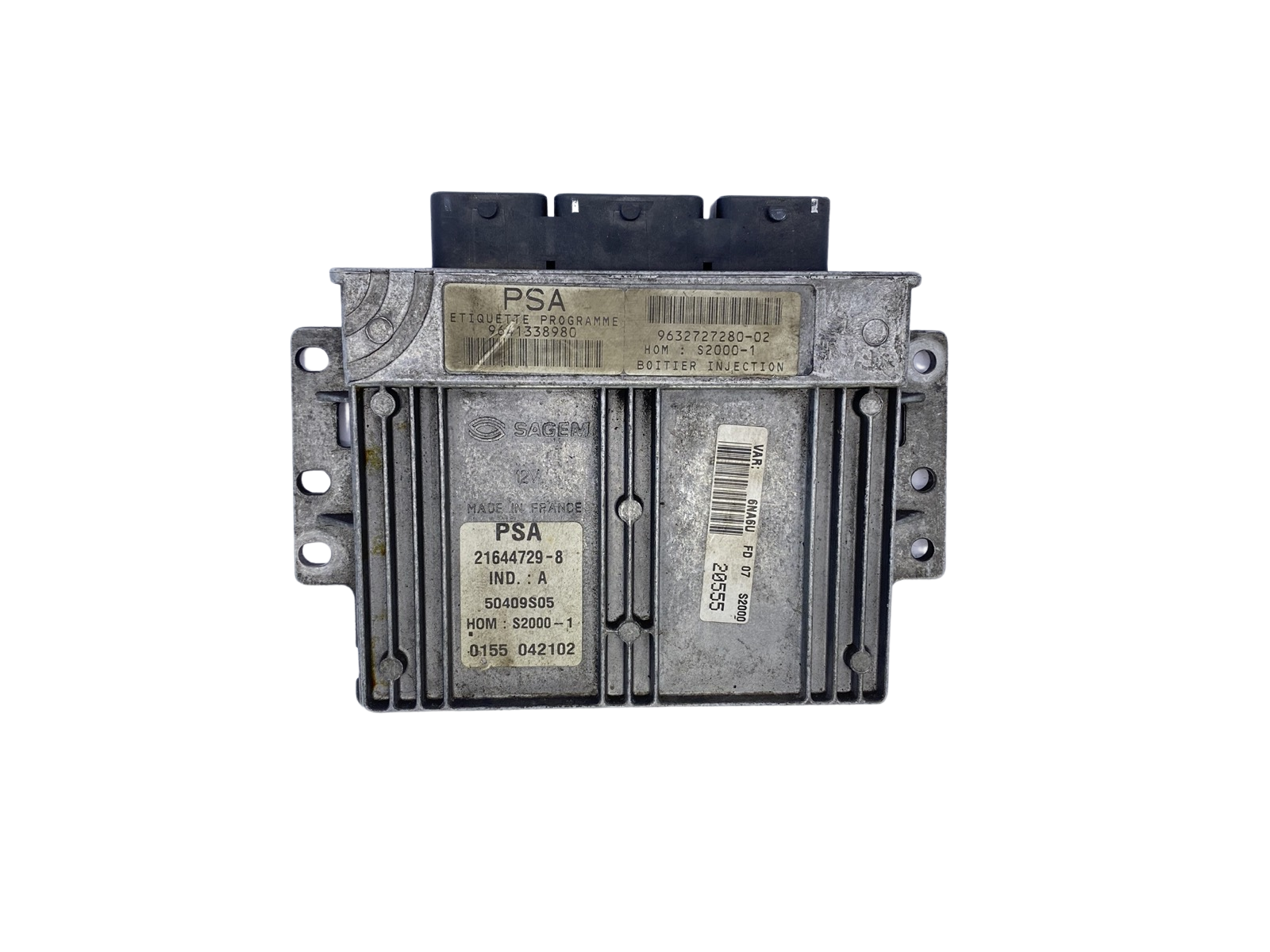 Regeleenheid 9641338980 9632727280-02 21644729-8 PSA Sagem 61034 main product photo