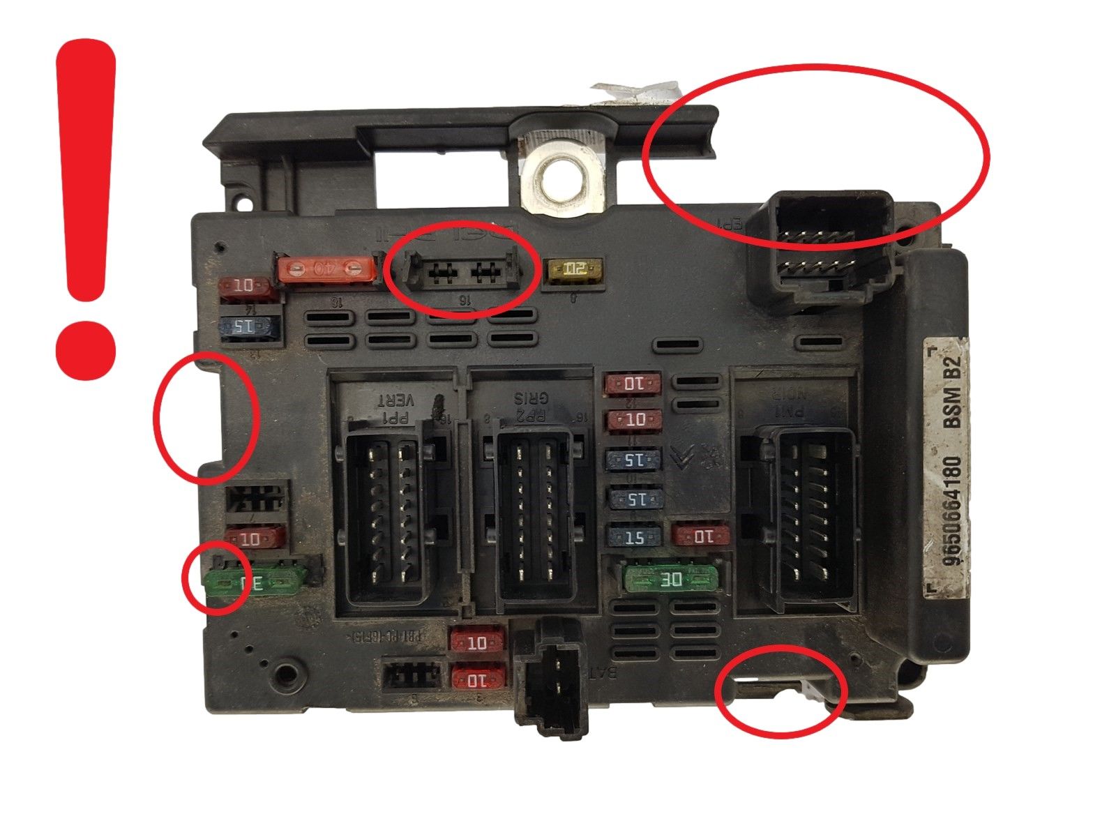 Regeleenheid BSM B2 9650664180 PSA Delphi 1502 main product photo