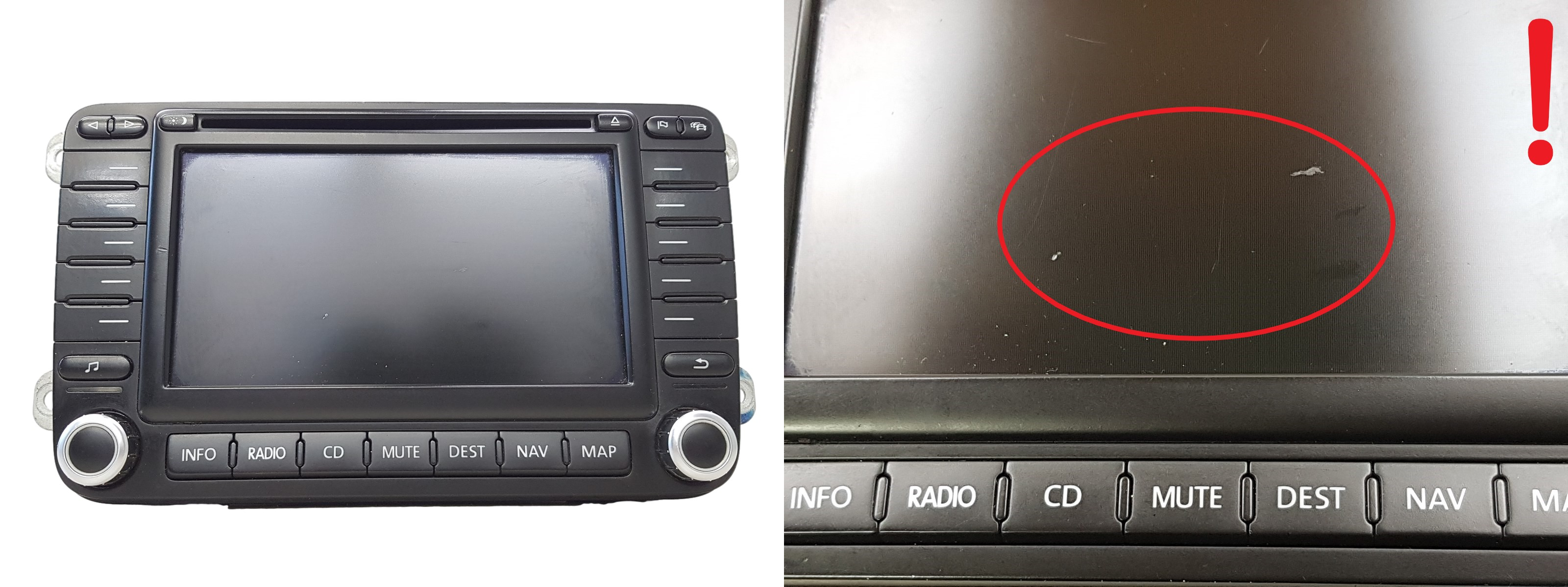 Radio CD-speler Navi Volkswagen 1K0035198B 7612002064 Blaupunkt 1101 main product photo
