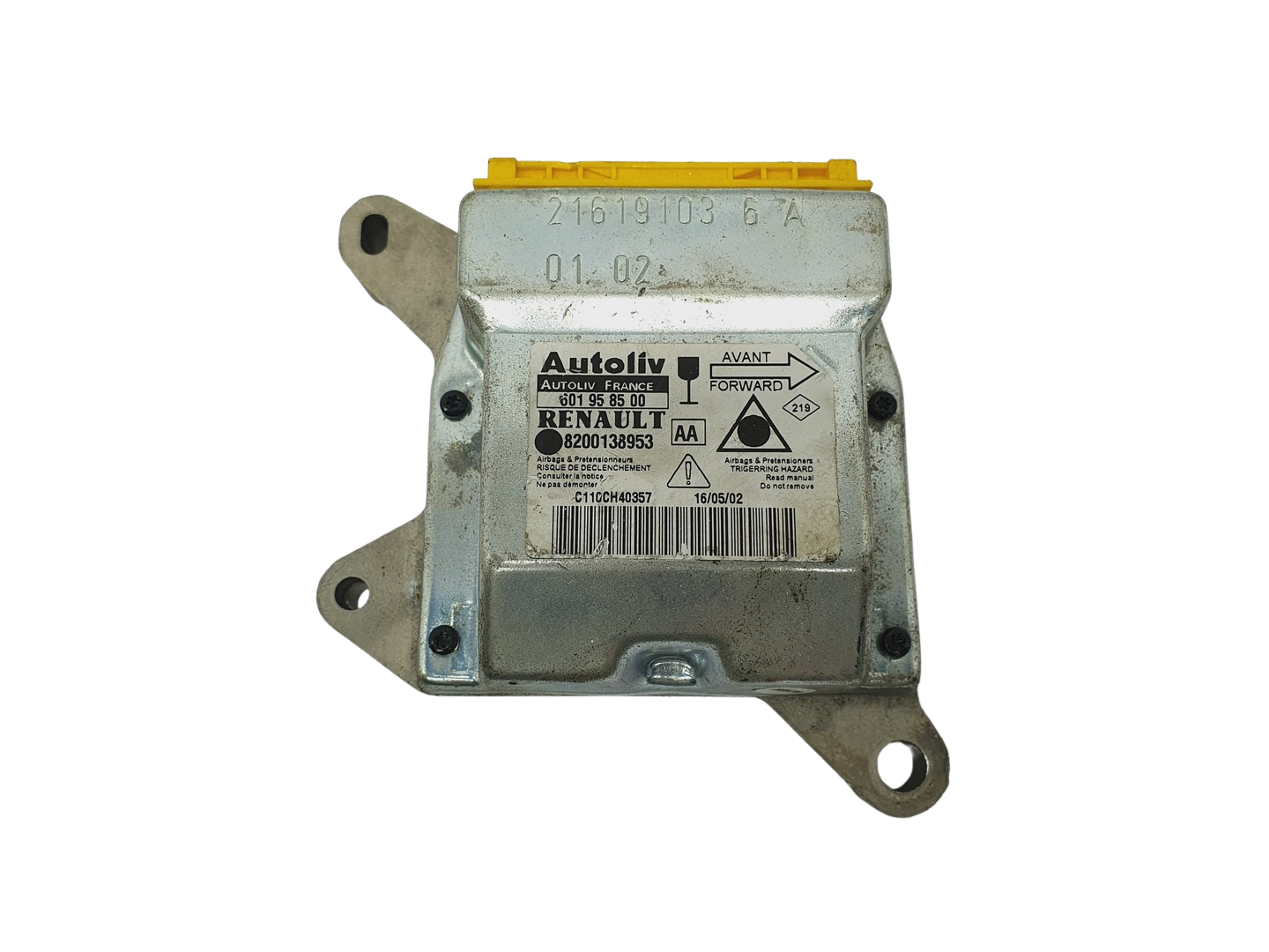 Controle-eenheid module 8200138953 601958500 Renault Autoliv main product photo