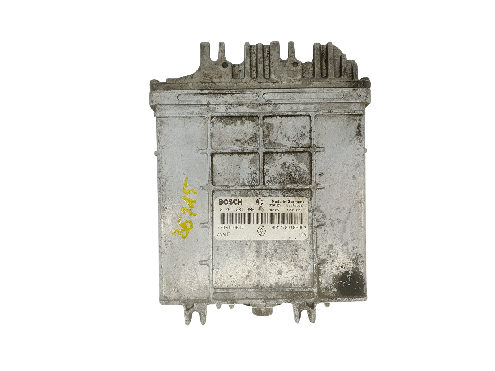 Regeleenheid 0281001809 7700110647 7700105953 Renault Bosch 36715 main product photo