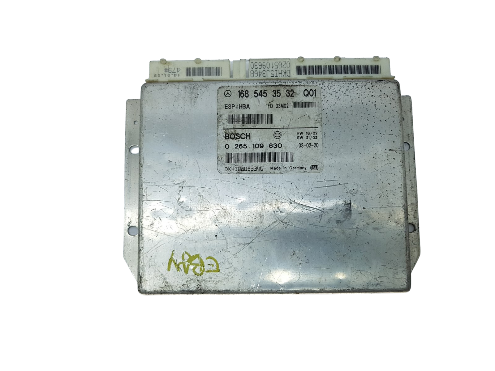 Regeleenheid 1685453532Q01 0265109630 Mercedes 16518 main product photo