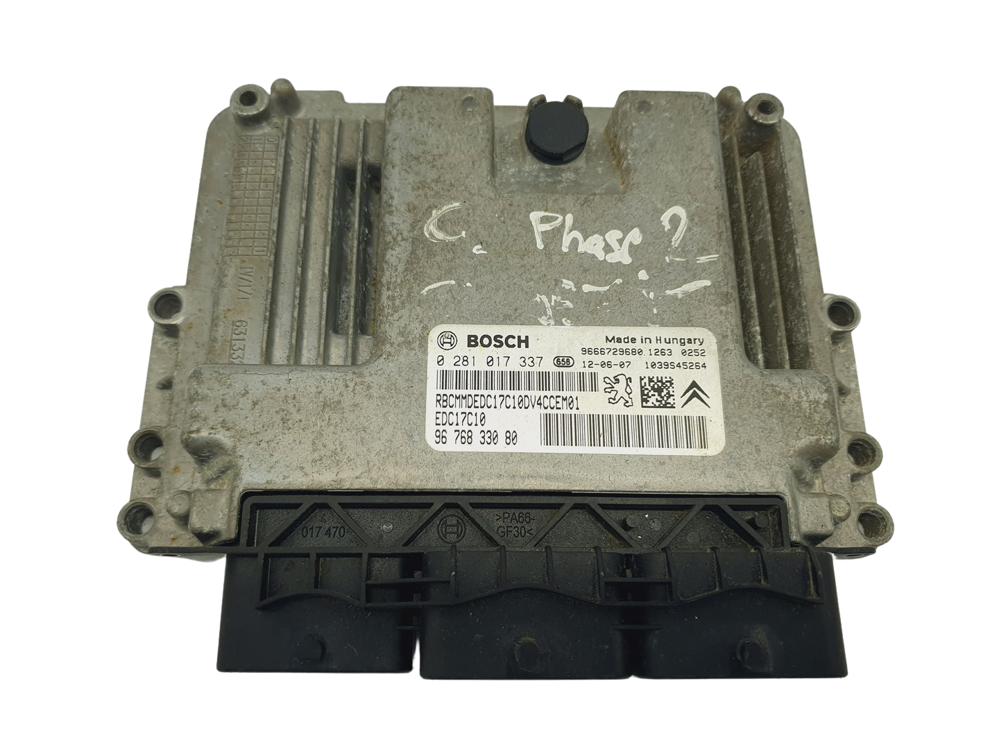 Regeleenheid 0281017337 9666729680 9676833080 PSA Bosch 68380 main product photo