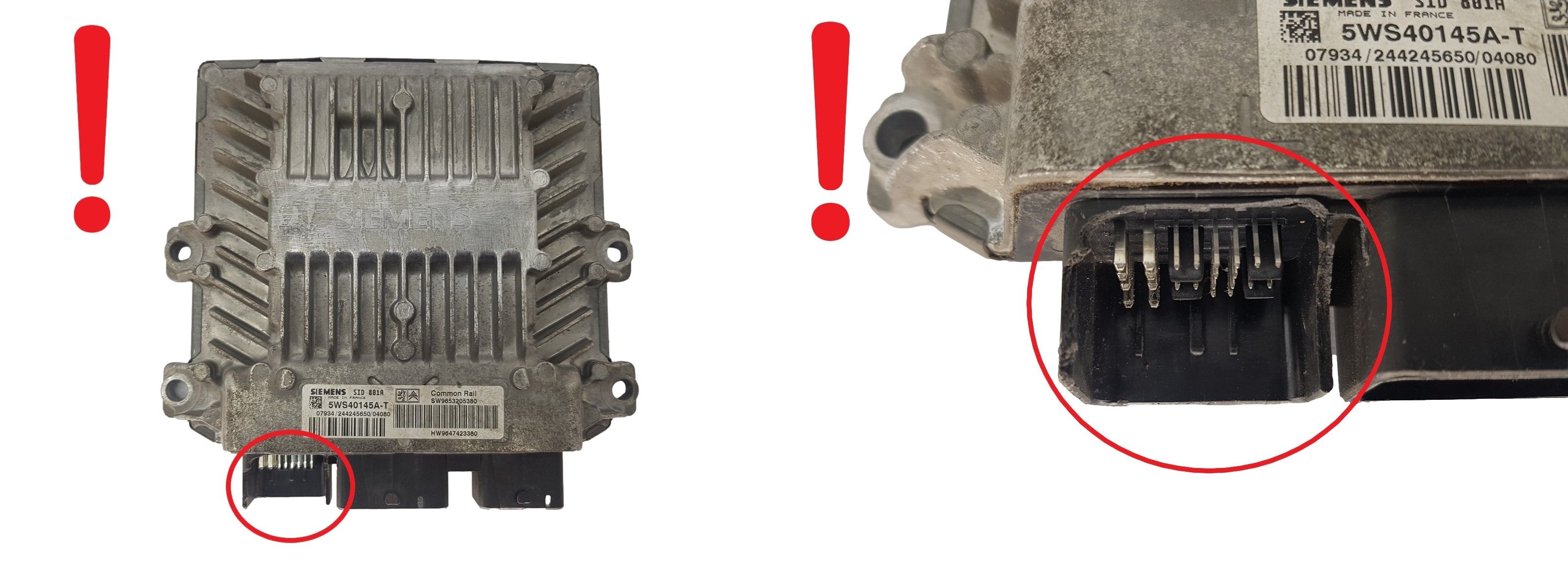 Regeleenheid 5WS40145A-T 9653205380 9647423380 PSA Siemens 3266 main product photo