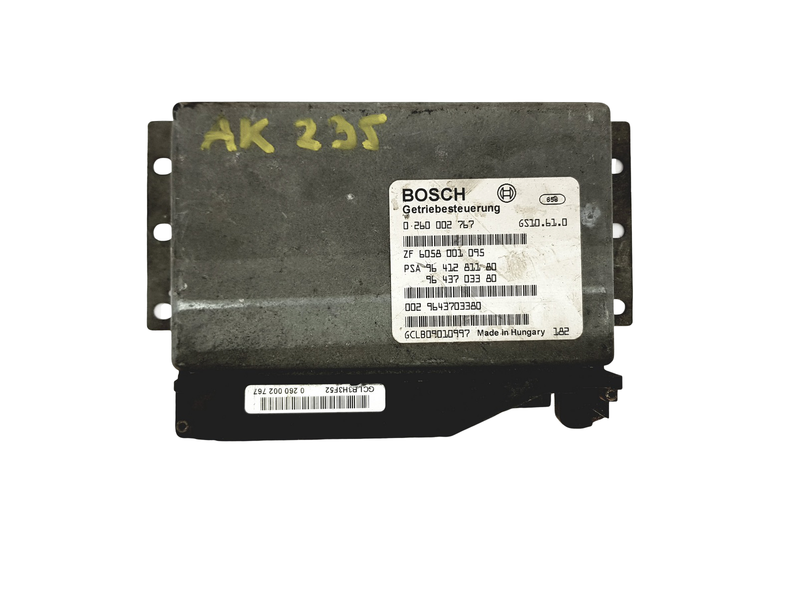 Regeleenheid PSA 0260002767 9641281180 Bosch 22228 main product photo