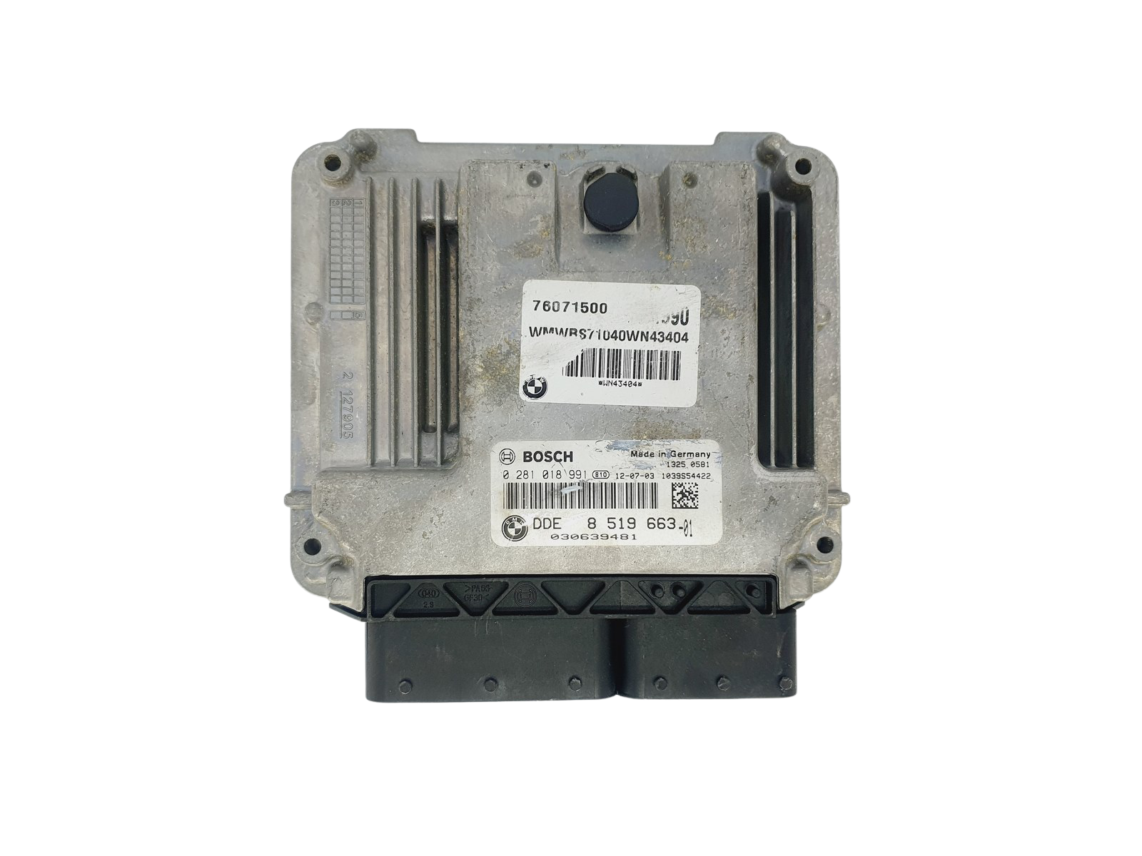 Regeleenheid Mini 8519663 0281018991 Bosch 43707 main product photo