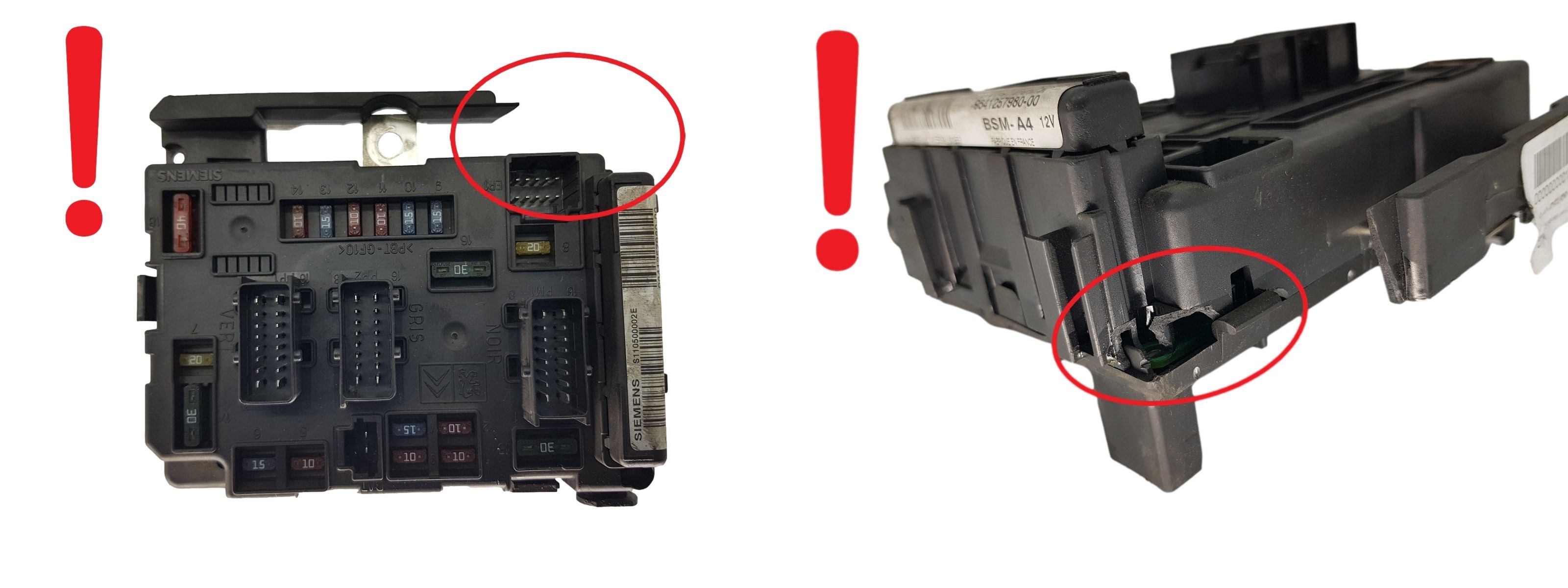 Regeleenheid BSM-A4 9641257980 S110500002E PSA Siemens 2113 main product photo