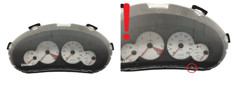 Snelheidsmeter Peugeot 206 9656696280 000500809 57173 main product photo