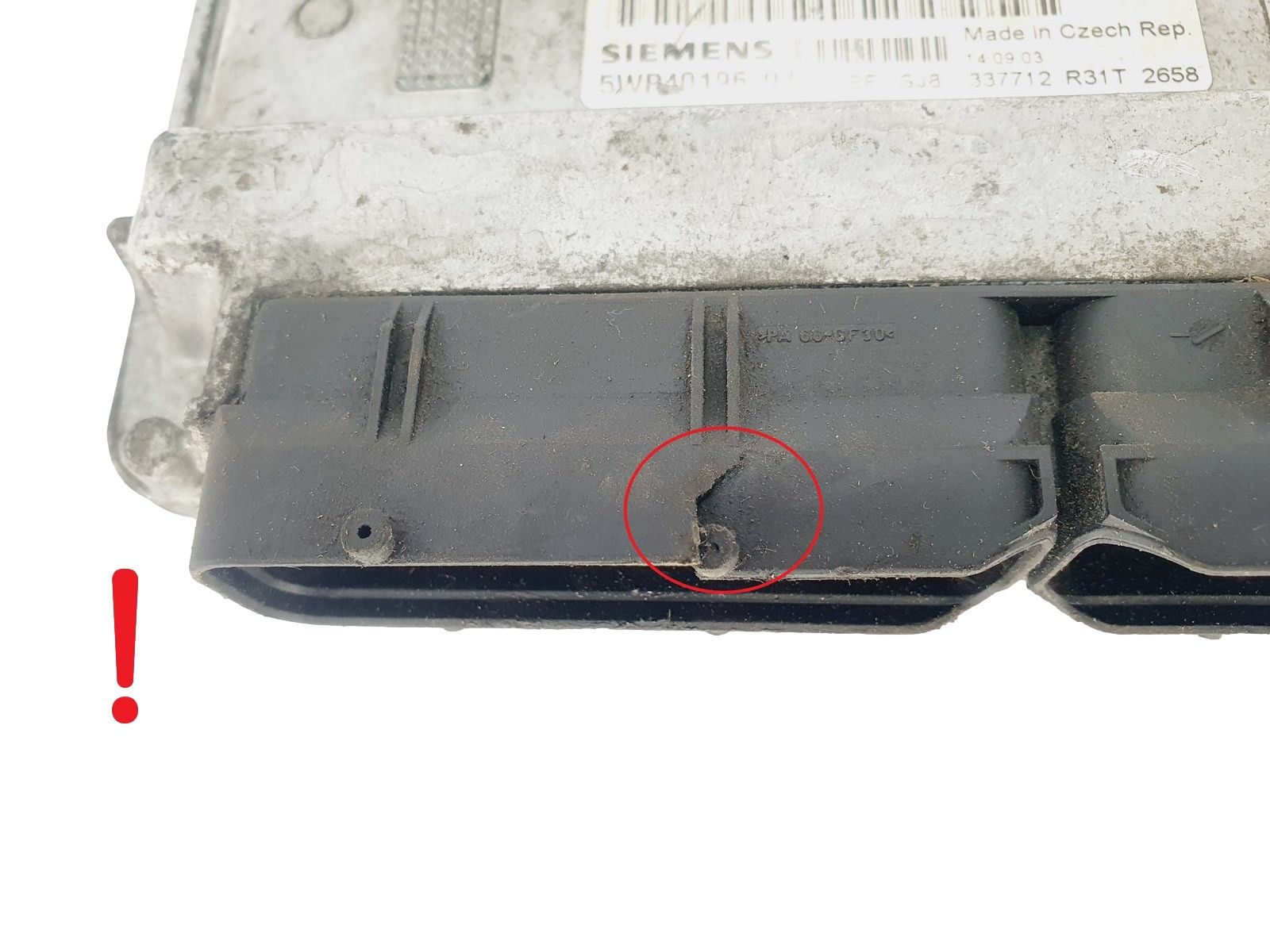 Regeleenheid 03E906033P 5WP40196 07 Seat Siemens 46430 main product photo