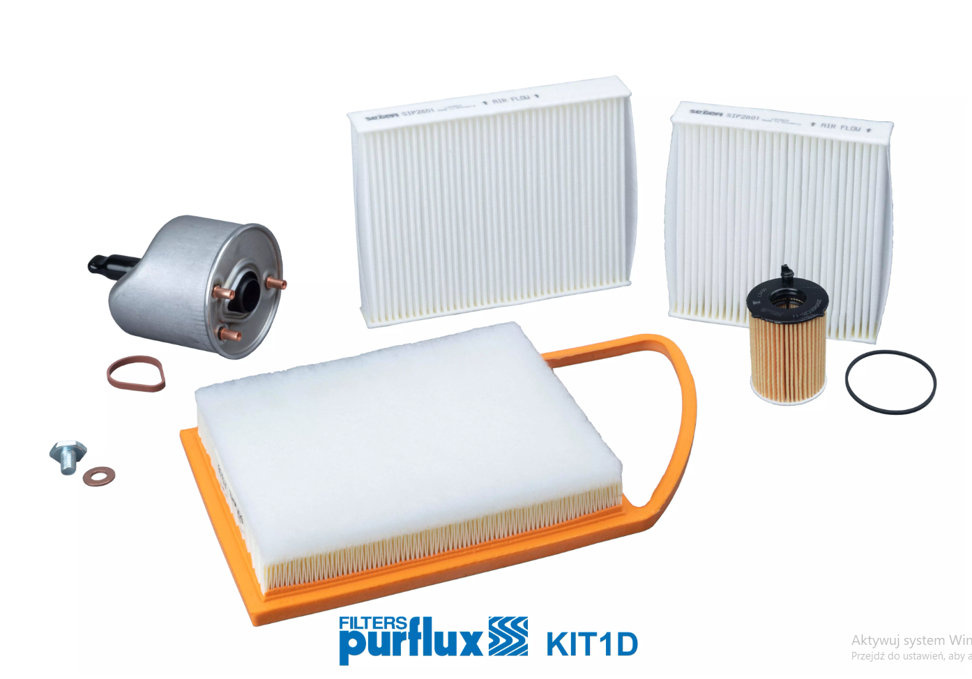 Filterset Doe Citroen Peugeot KIT1D 1109AY 1109.AY Purflux main product photo