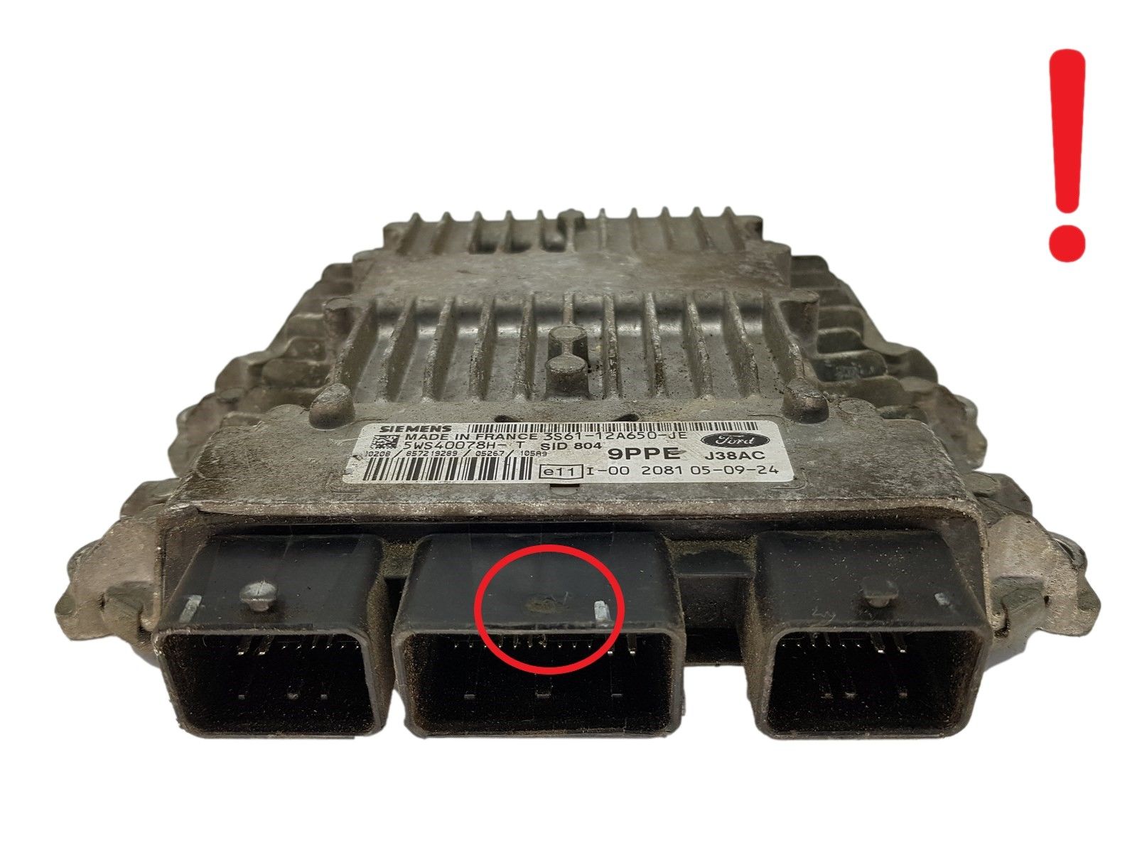 Regeleenheid 3S61-12A650-JE 5WS40078H-T SID 804 Ford Siemens 14824 main product photo