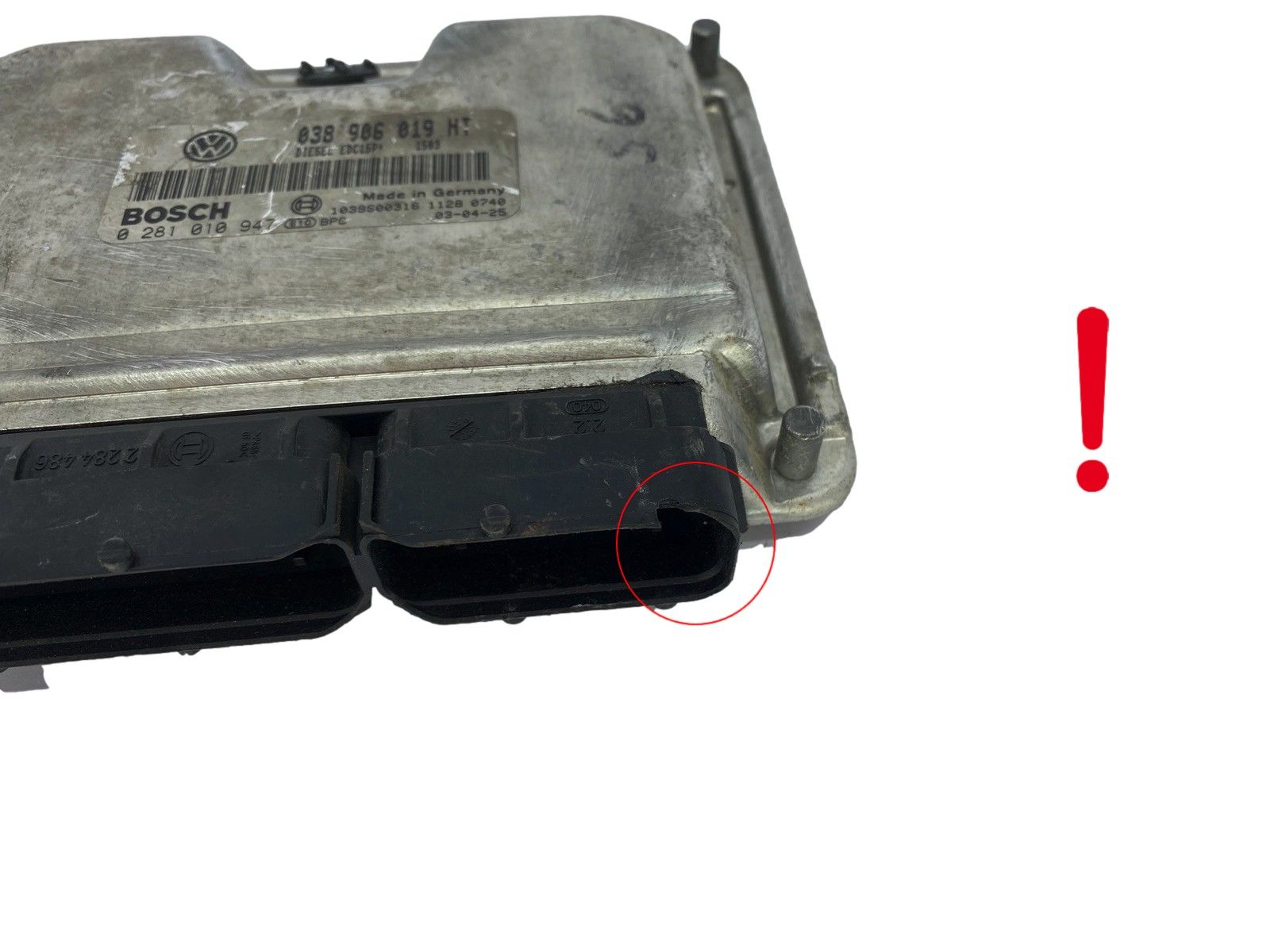 Regeleenheid 038906019HT 0281010947 Seat Bosch 51216 main product photo