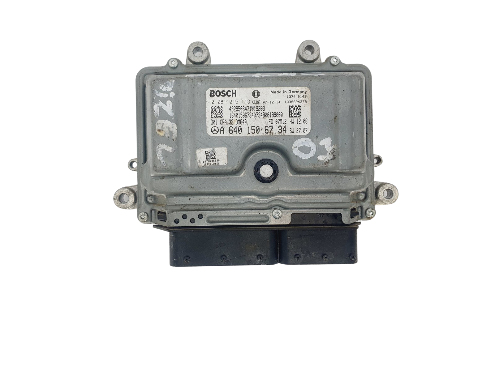 ECU Motormanagement A6401506734 0281015113 Mercedes 44548 main product photo