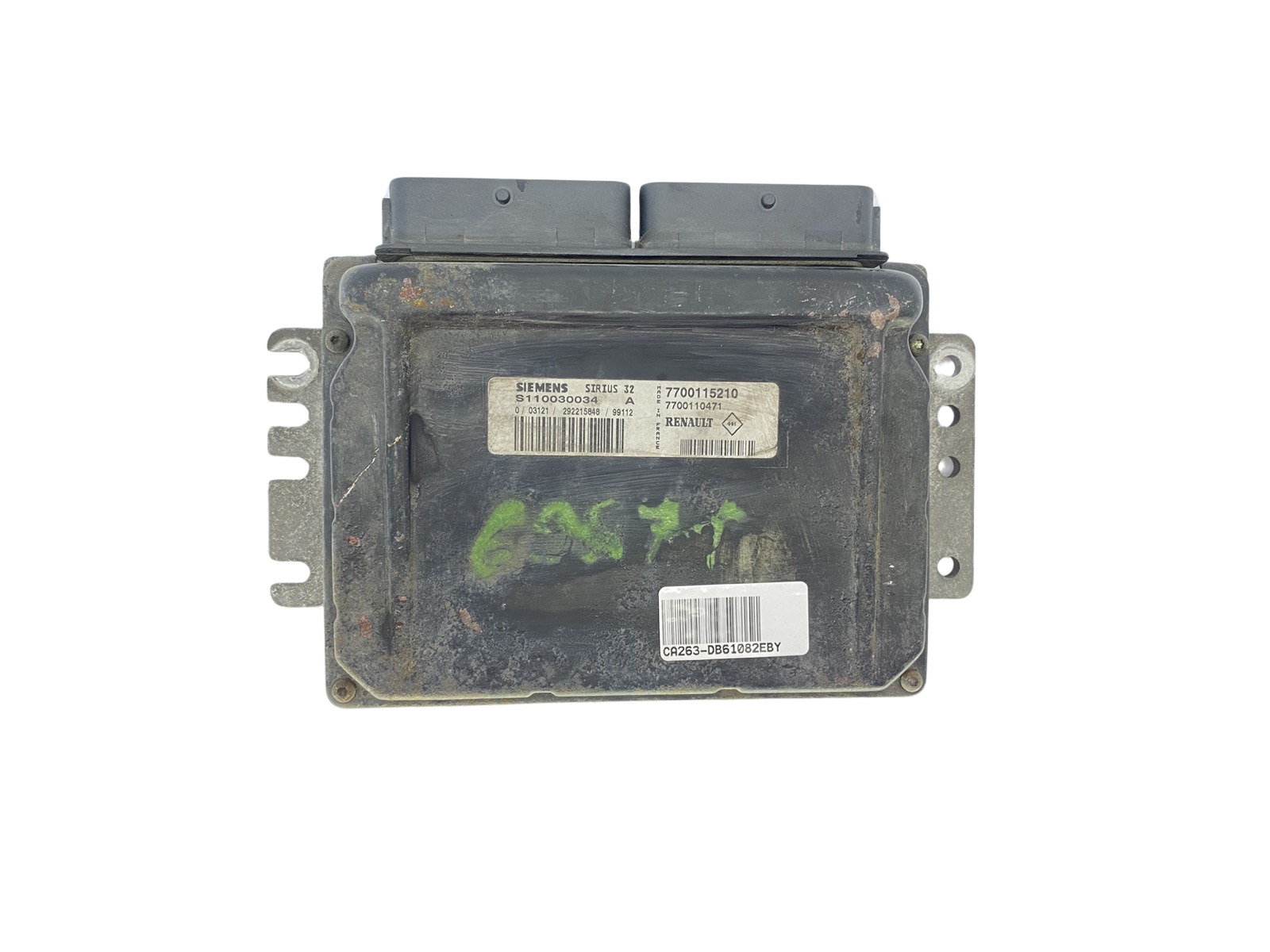 Regeleenheid S110030034A 7700115210 7700110471 Renault Siemens 61082 main product photo