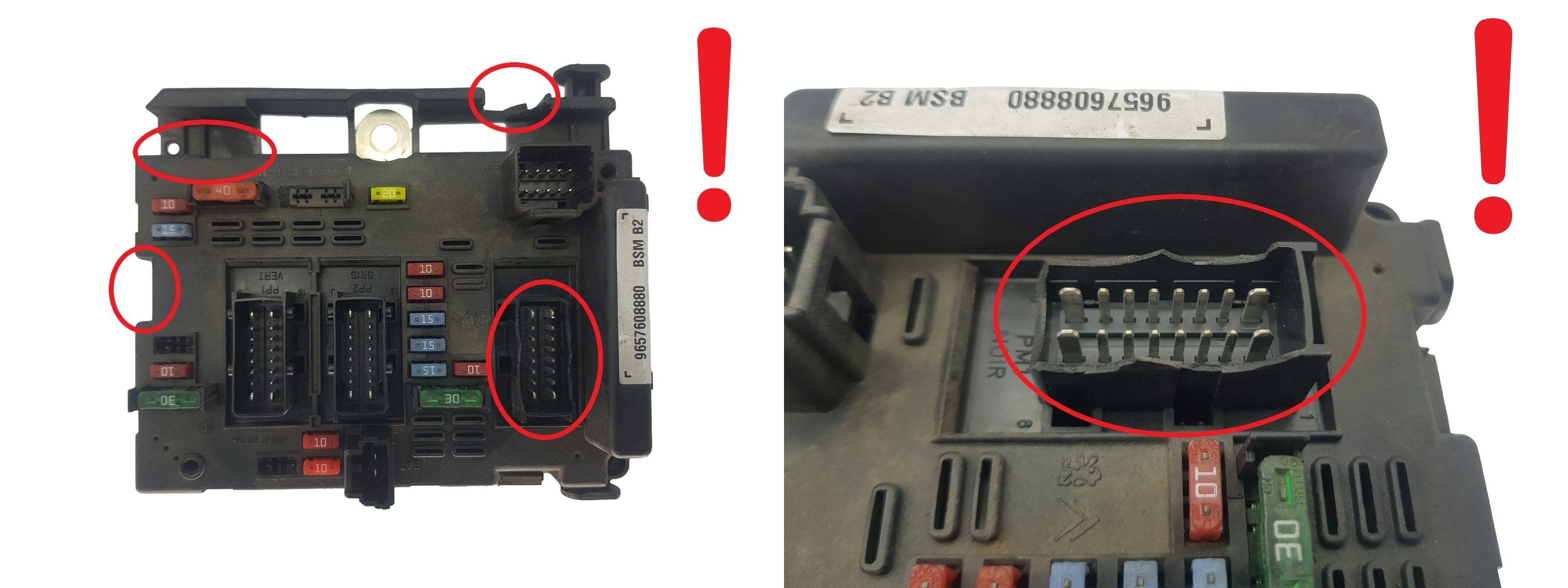 Regeleenheid BSM B2 9657608880 PSA Delphi 1823 main product photo